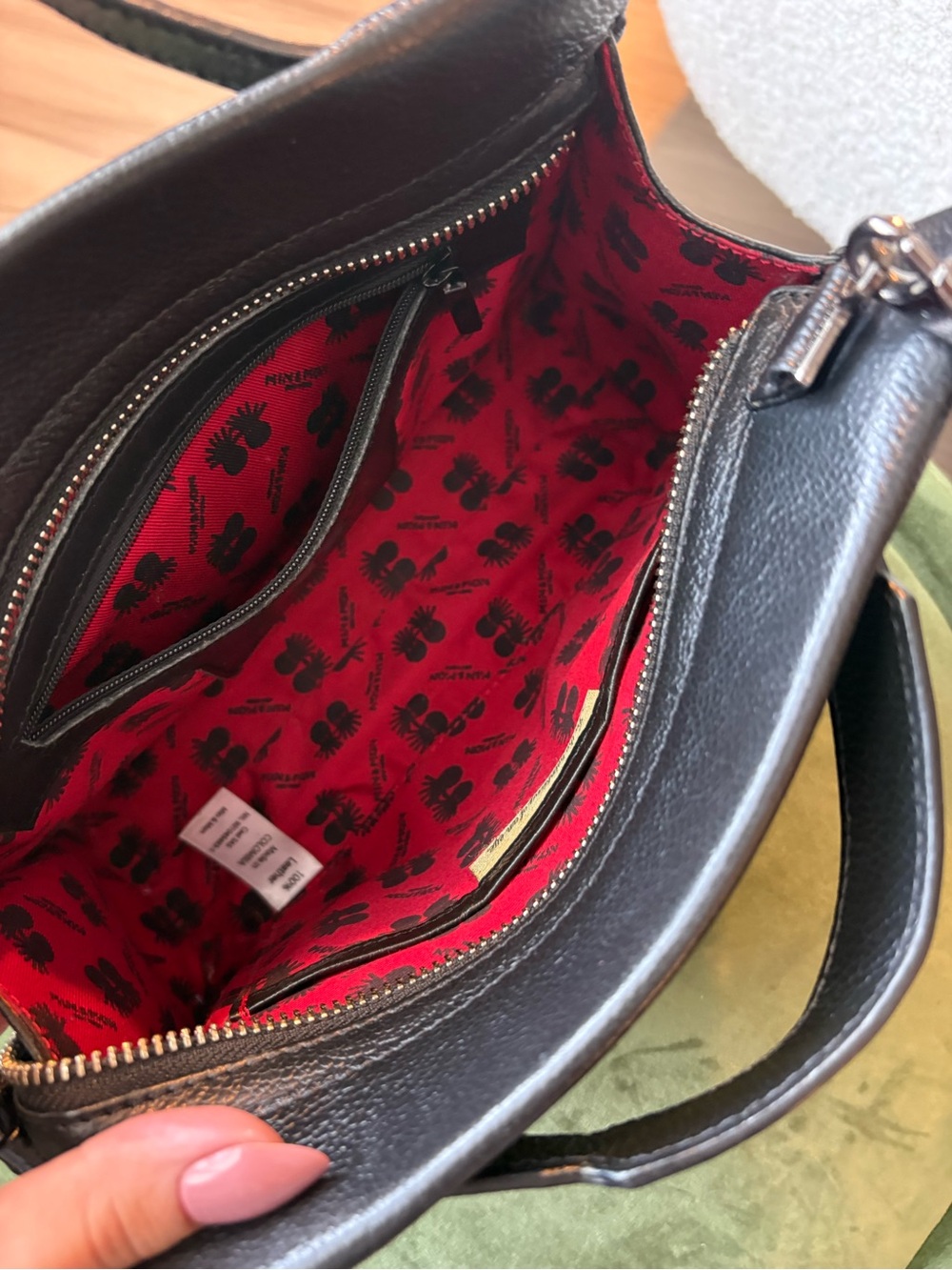 Min & Mon Vali Small Black Eye Crossbody Handbag - Picture 3 of 4